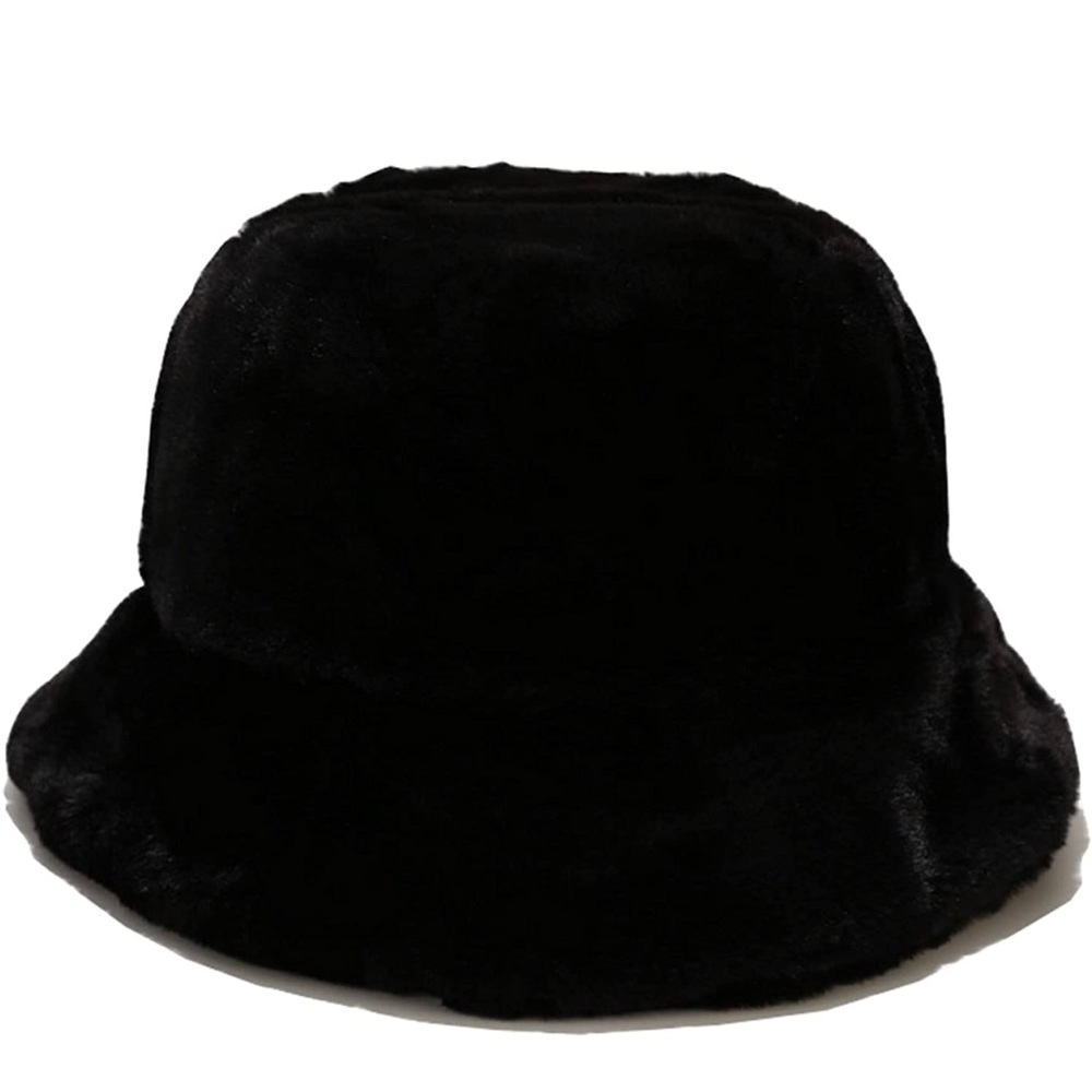 Dirholl Women's Winter Faux Fur Fuzzy Warm Bucket Hat